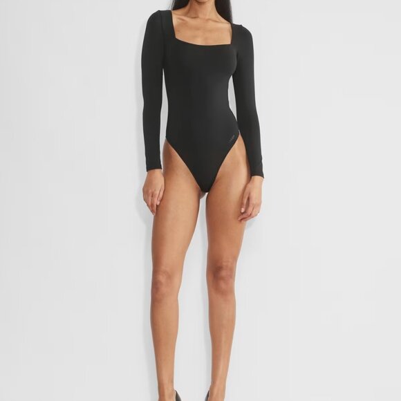 contour squareneck longsleeve bodysuit - Picture 2 of 4